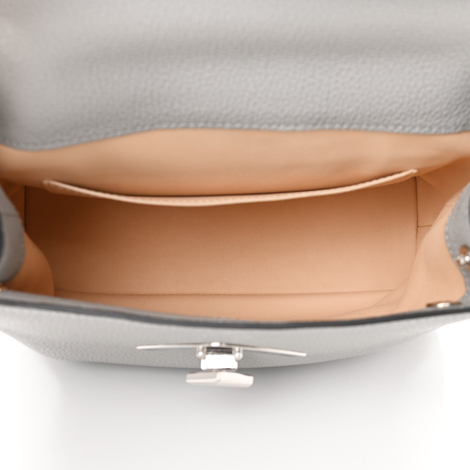 Moynat Taurillon Blush Gabby BB Gray 5 of 10