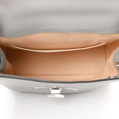 Moynat Taurillon Blush Gabby BB Gray 5 of 10
