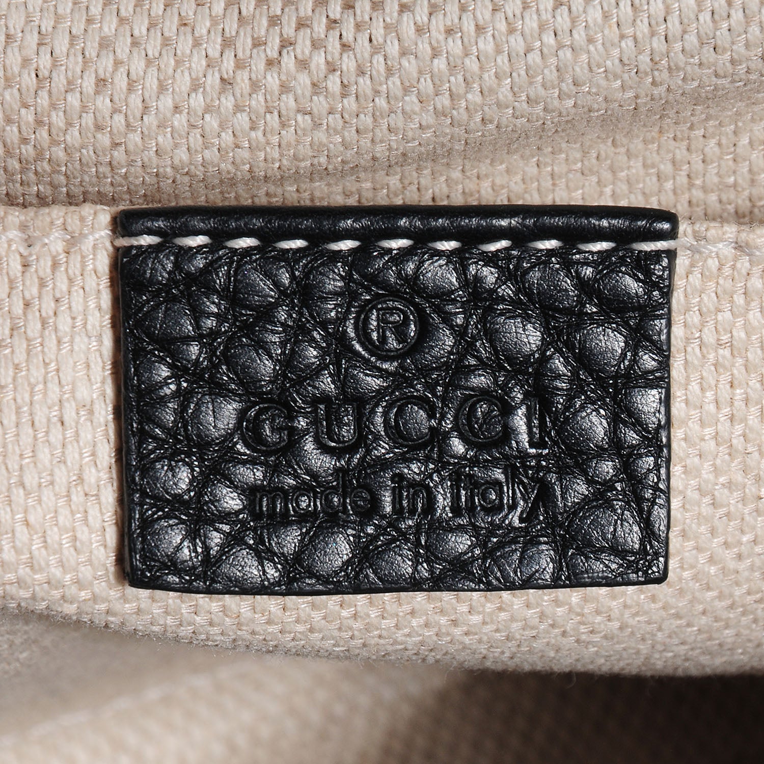 Gucci Pebbled Calfskin Small Soho Disco Bag Black 6 of 7