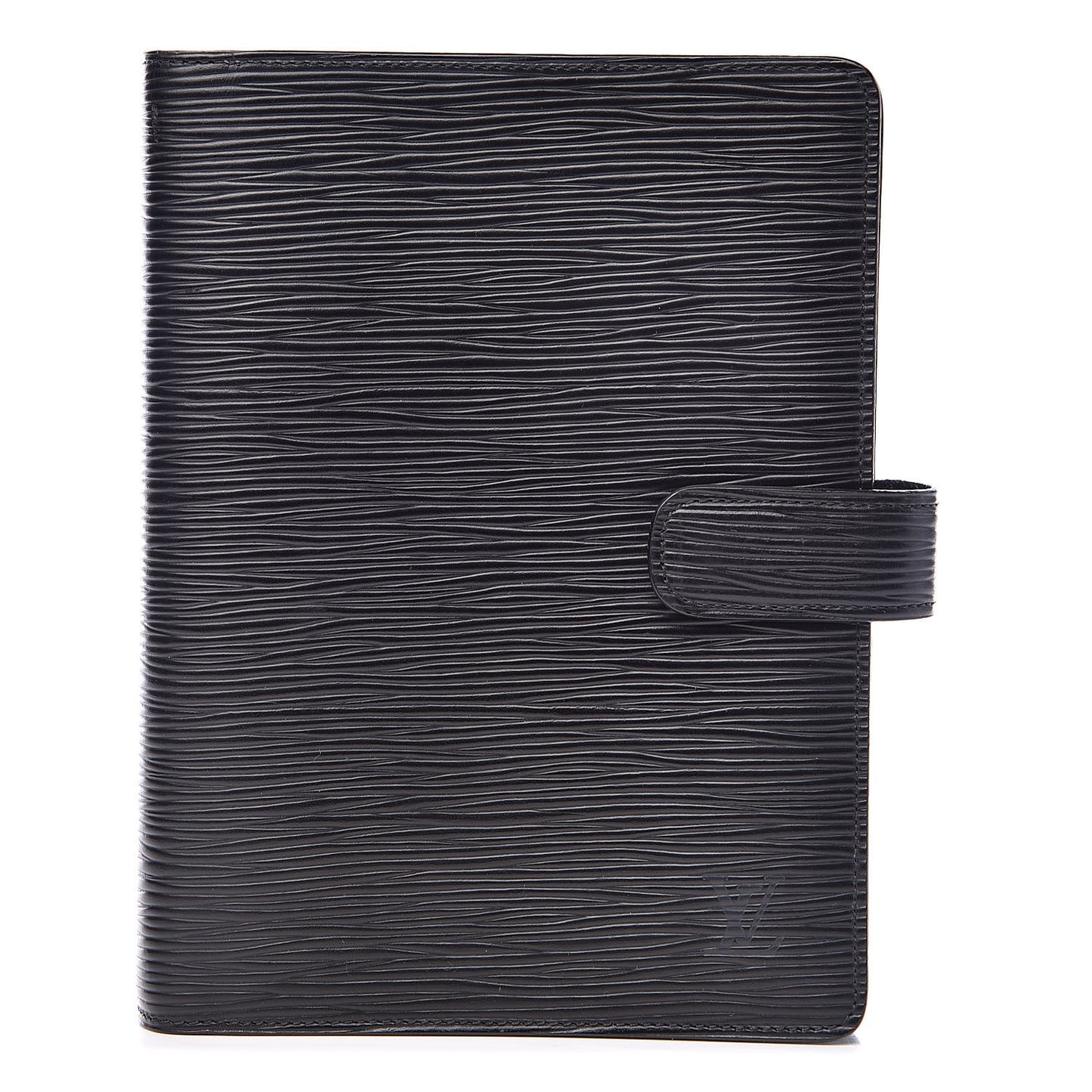 Epi Medium Ring Agenda Cover Black