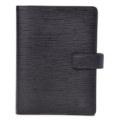 Louis Vuitton Epi Medium Ring Agenda Cover Black 1 of 8