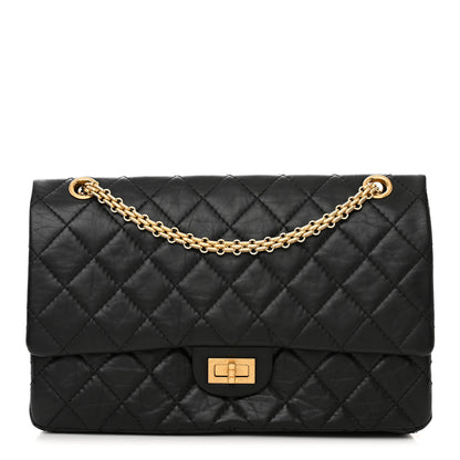 Chanel Aged Calfskin Quilted 2.55 Reissue 226 Flap Black 1 of 13