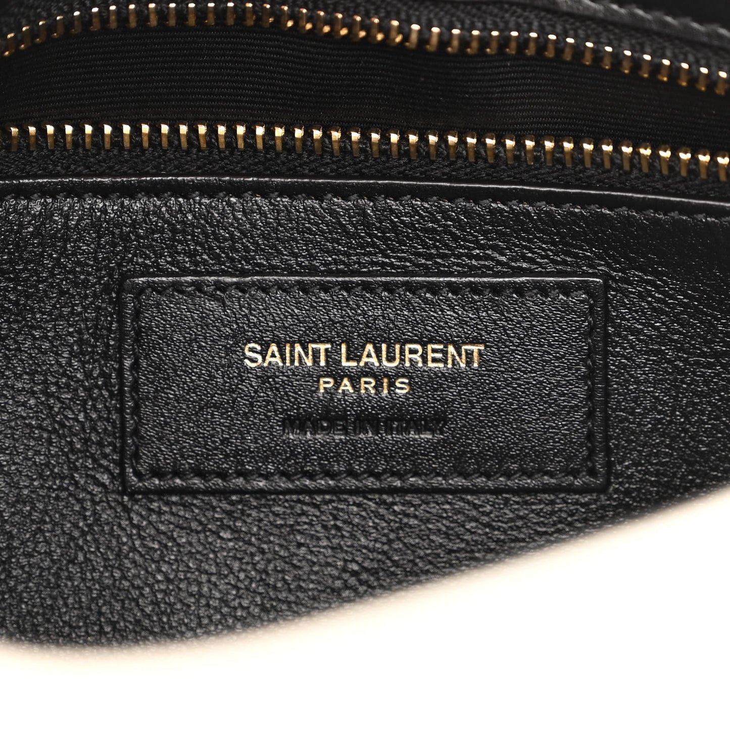 Shiny Calfskin Le Fermoir Hobo Blanc Vintage Black
