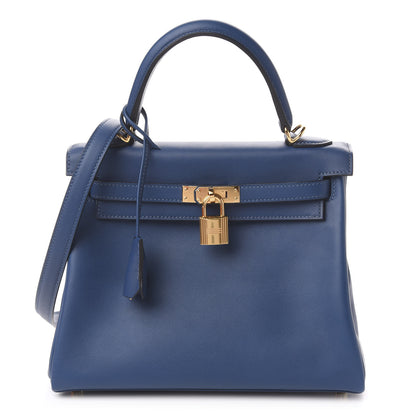 Hermes Swift Kelly Retourne 25 Deep Bleu 1 of 11