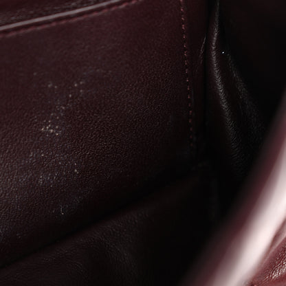 Chanel Lambskin Quilted Mini Rectangular Flap Burgundy 12 of 13