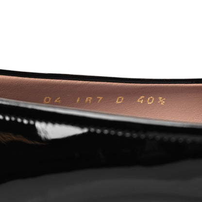 Valentino Garavani Patent VLogo Loafers 40.5 Black 7 of 8