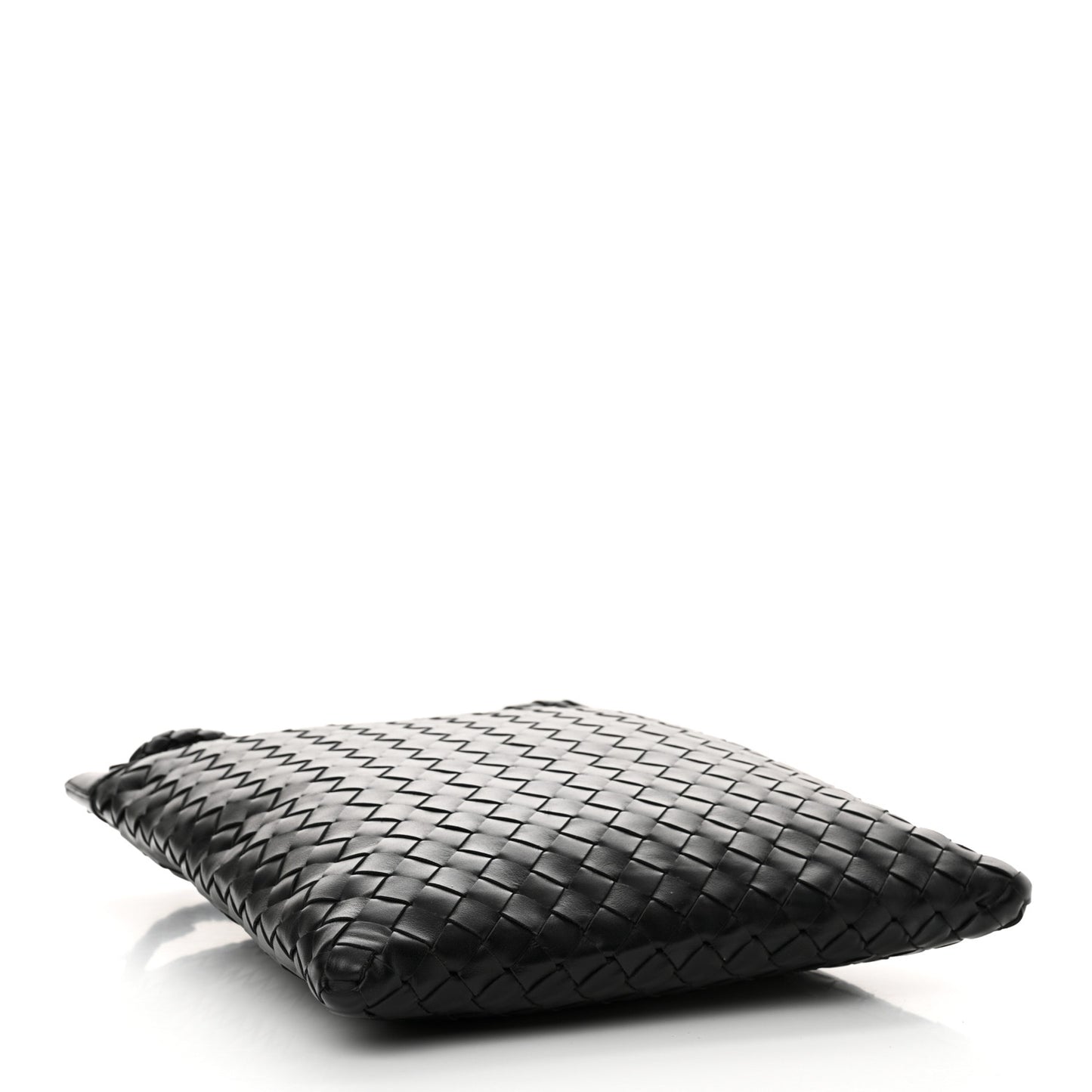 Nappa Intrecciato Andiamo Flat Messenger Black