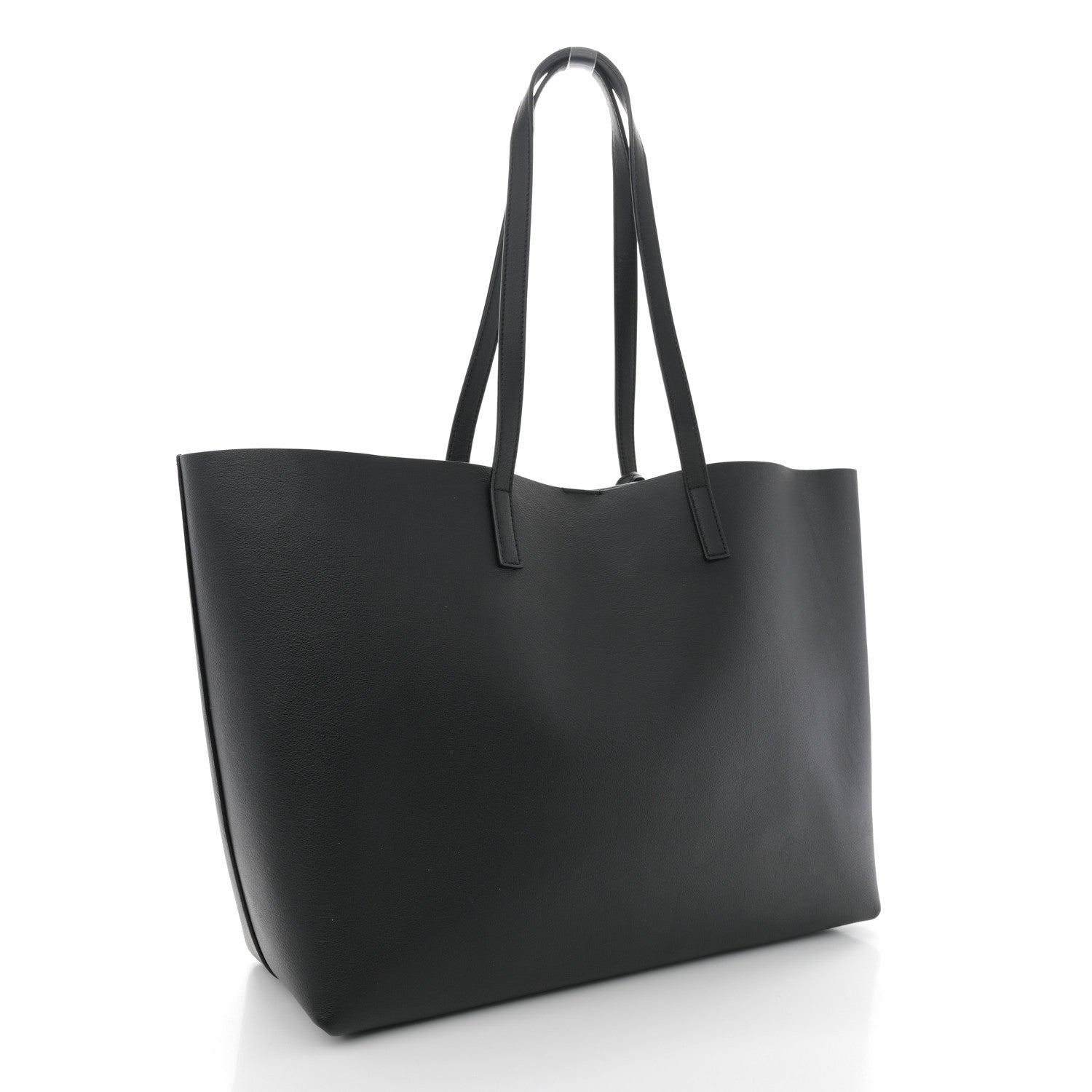 Saint Laurent Calfskin Large Shopping Tote Black 4 of 12
