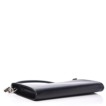 Louis Vuitton Epi Pochette Accessories 24 Black 3 of 6