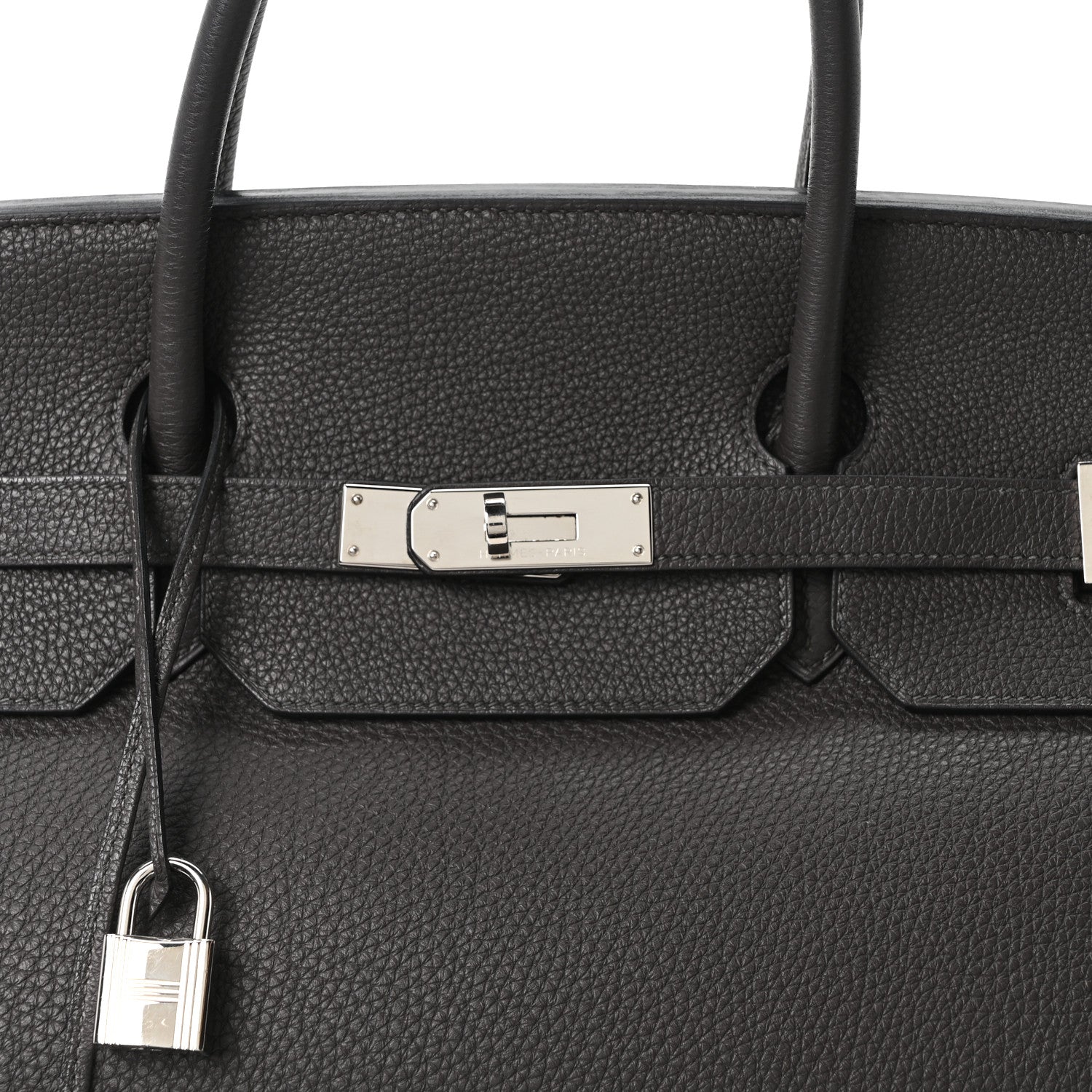 Hermes Togo Horseshoe Birkin 40 Etain Tosca 8 of 11