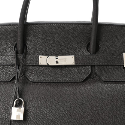 Hermes Togo Horseshoe Birkin 40 Etain Tosca 8 of 11