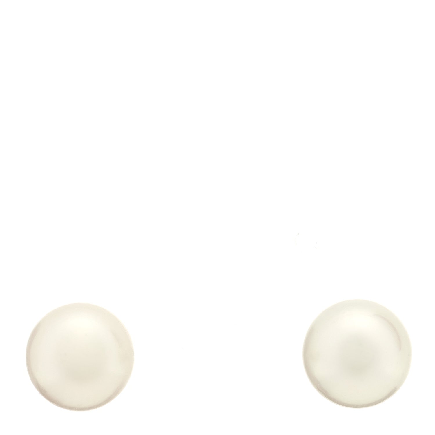 Mikimoto 18K White Gold 6-6.5mm Akoya Pearl Stud Earrings 1 of 5