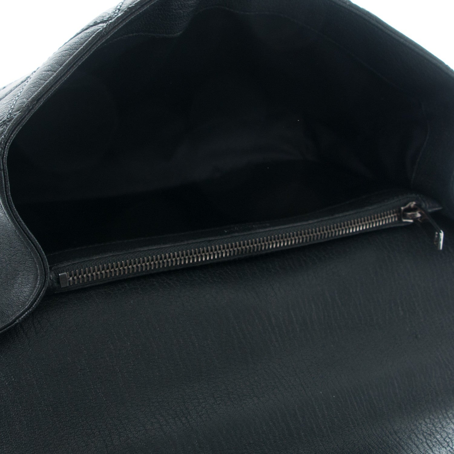 Saint Laurent Sheepskin Quilted Monogram Large College Satchel Black 6 of 11