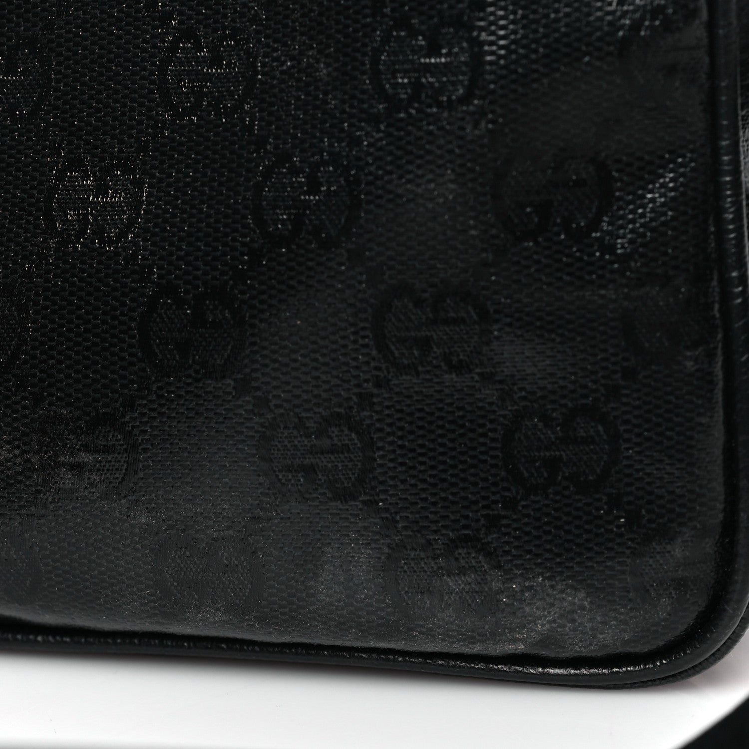 Gucci GG Crystal Monogram Mini Shoulder Bag Black 9 of 9