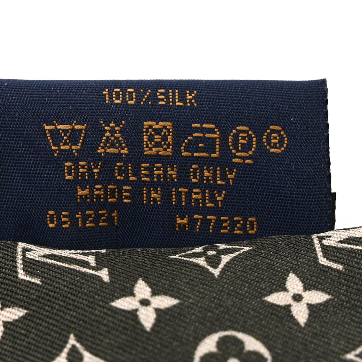 Silk Monogram Planet LV Bandeau Pink