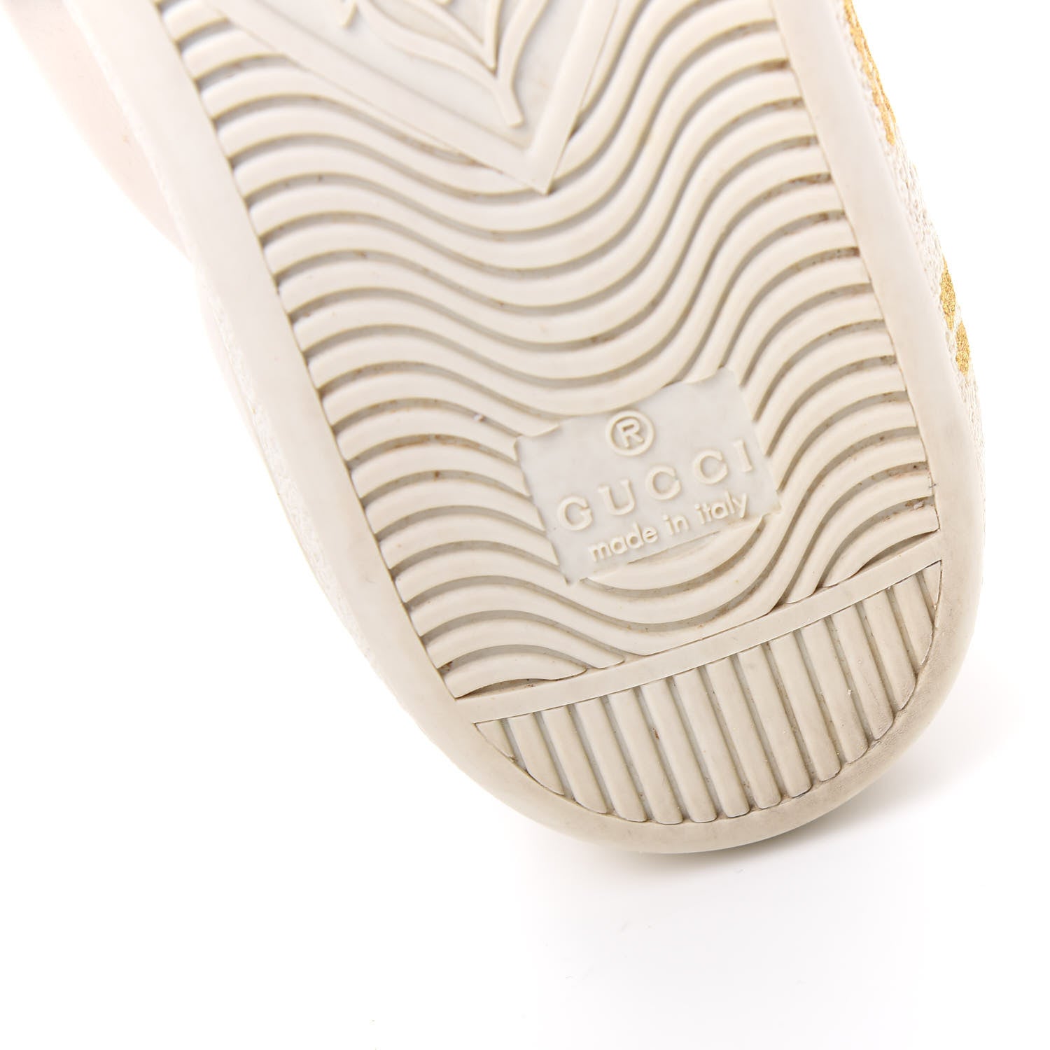 Gucci X SEGA Calfskin Ayers Web Guccy Womens Ace Sneakers 37.5 White 9 of 10