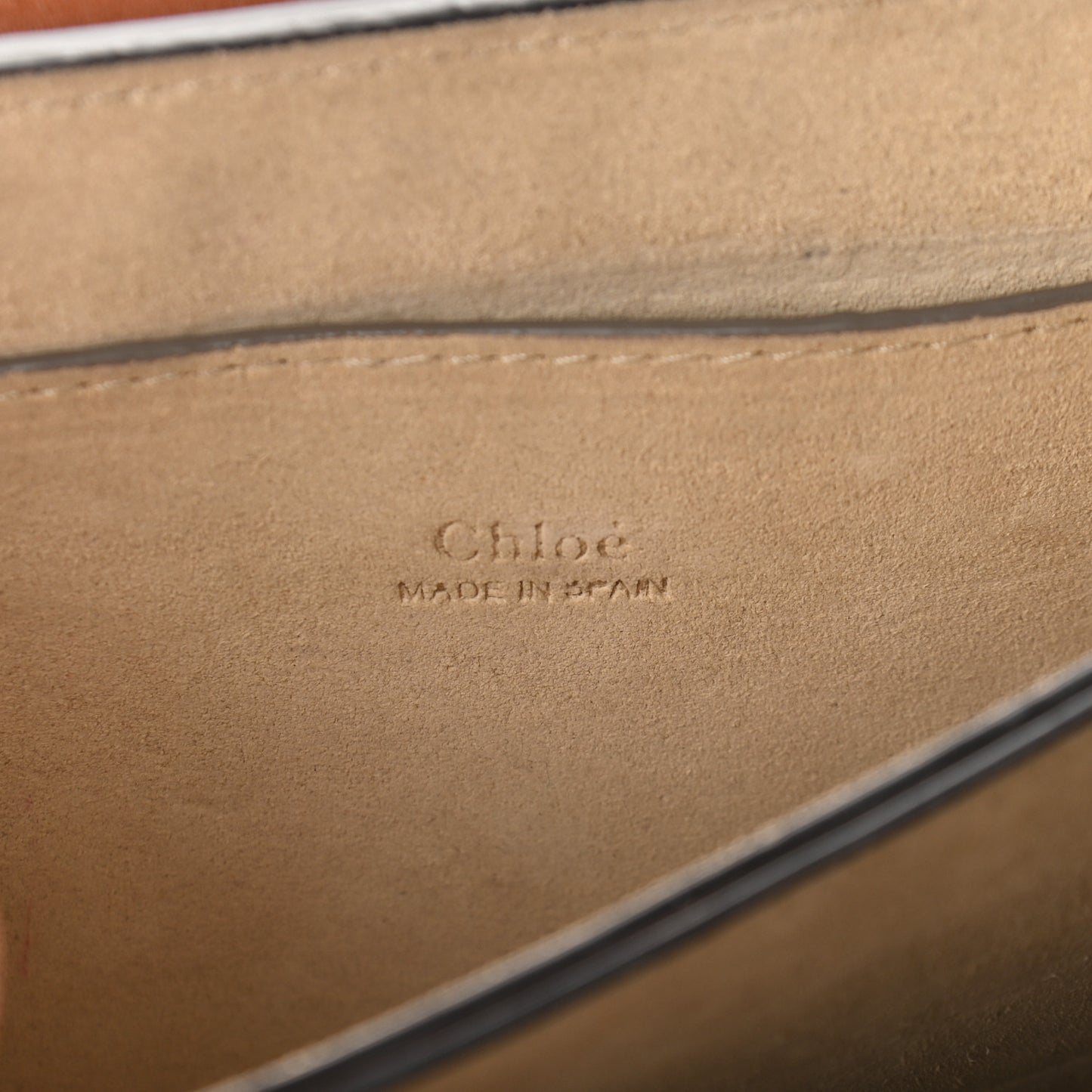 Suede Calfskin Small Faye Shoulder Bag Tobacco