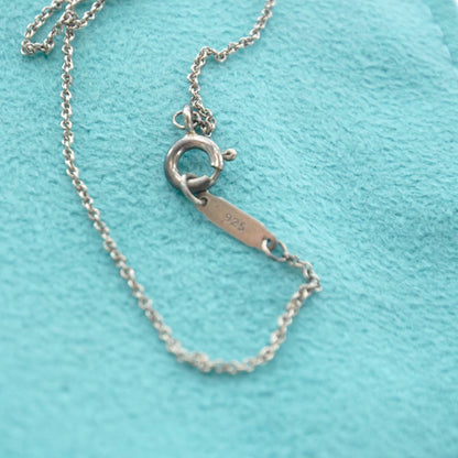Tiffany Sterling Silver Atlas Pendant Necklace 4 of 6