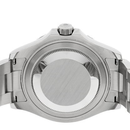 Rolex Stainless Steel Platinum 37mm Oyster Perpetual Date Yacht-Master Watch Slate 268622 4 of 5