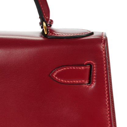 Hermes Box Kelly Sellier 28 Rouge H 16 of 18