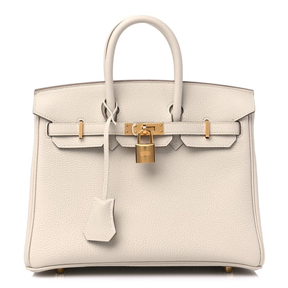 Hermes Togo Birkin 25 Craie 1 of 10