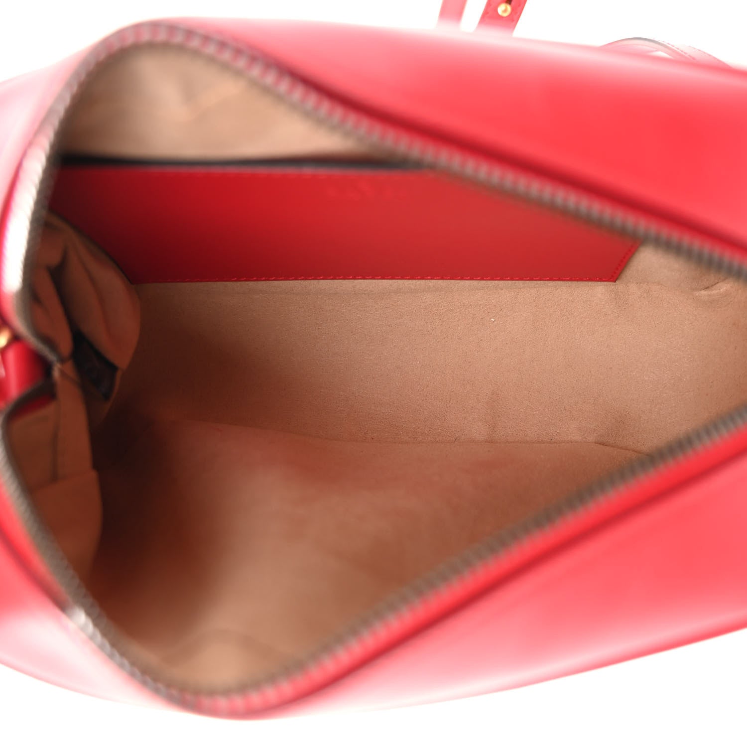Gucci Calfskin Matelasse Small GG Marmont Chain Shoulder Bag Hibiscus Red 5 of 10