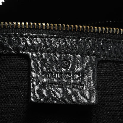 Gucci Monogram Medium Jockey Hobo Black 6 of 7