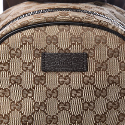 Gucci Monogram Travel Backpack Dark Brown 8 of 10