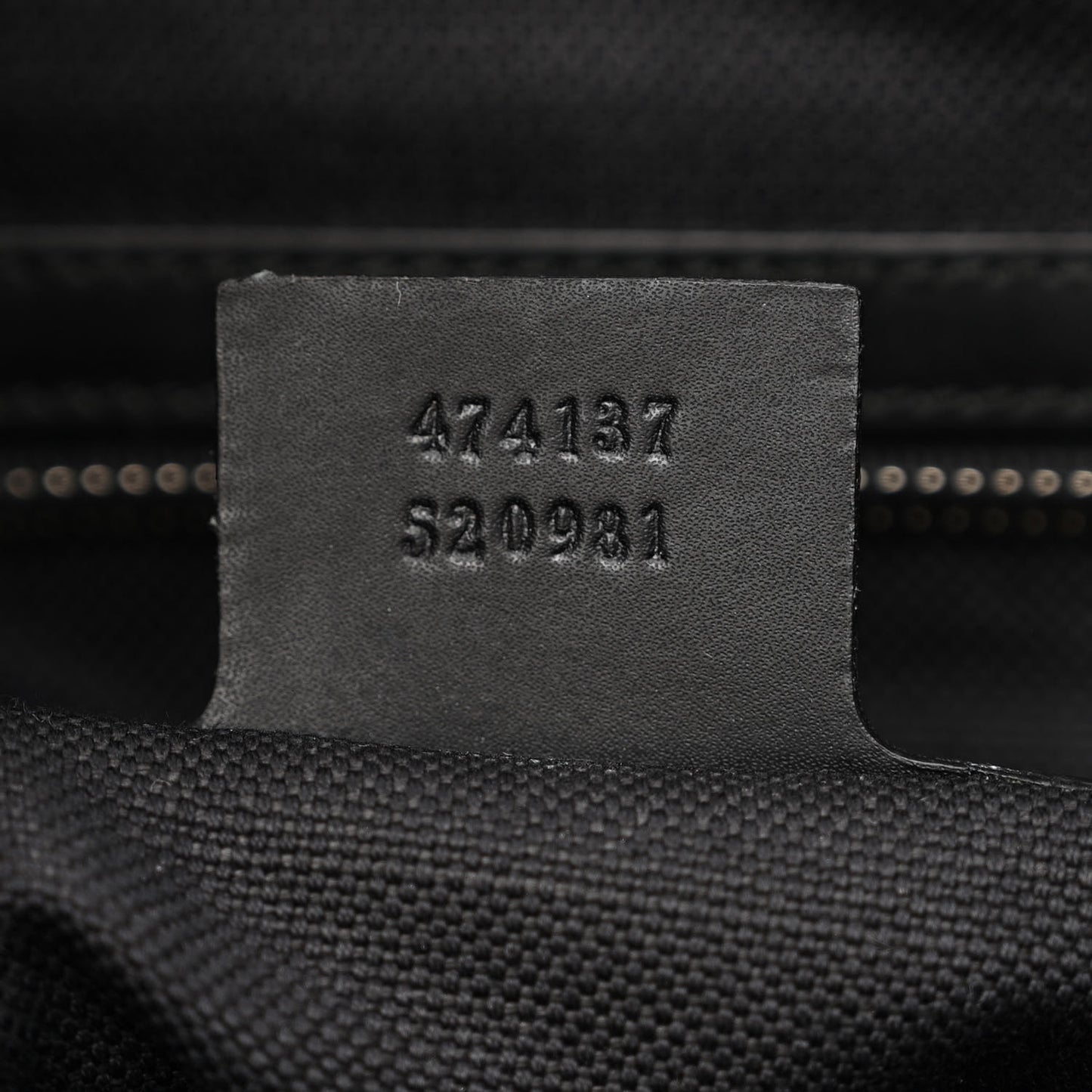 GG Supreme Monogram Appia Calfskin Web Flat Messenger Bag Black Grey