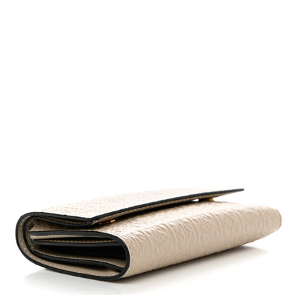 Loewe Calfskin Embossed Small Wallet Light Oat 4 of 9