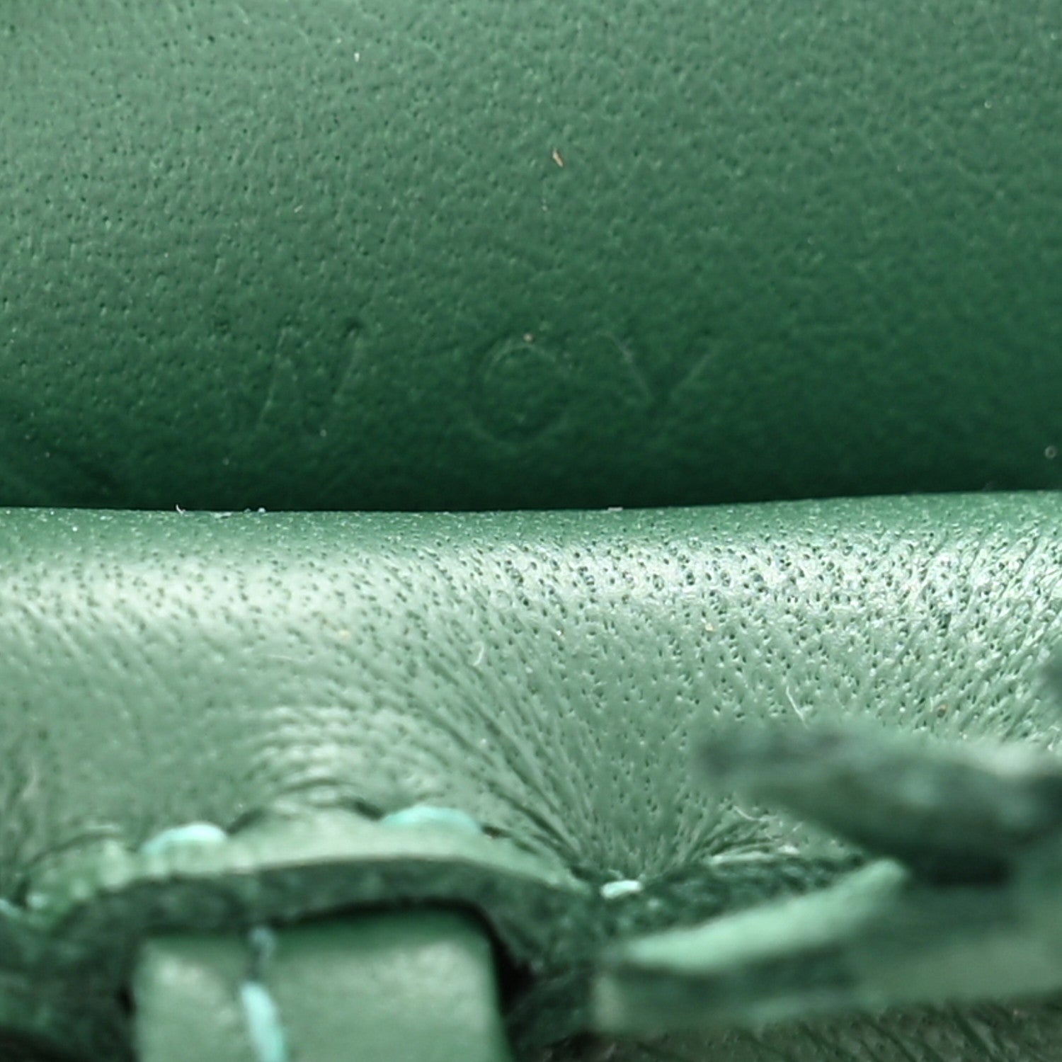Hermes Milo Lambskin Grigri Rodeo Pegase Horse Bag Charm PM Vert Moyen 4 of 5