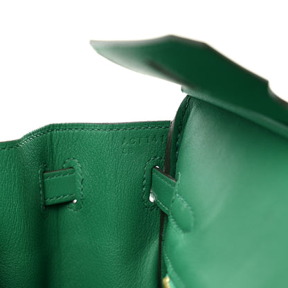 Hermes Swift Birkin 25 Vert Vertigo 7 of 10
