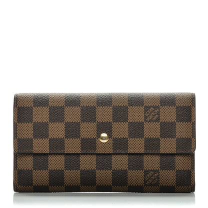 Louis Vuitton Damier Ebene Porte Tresor International Wallet 1 of 7