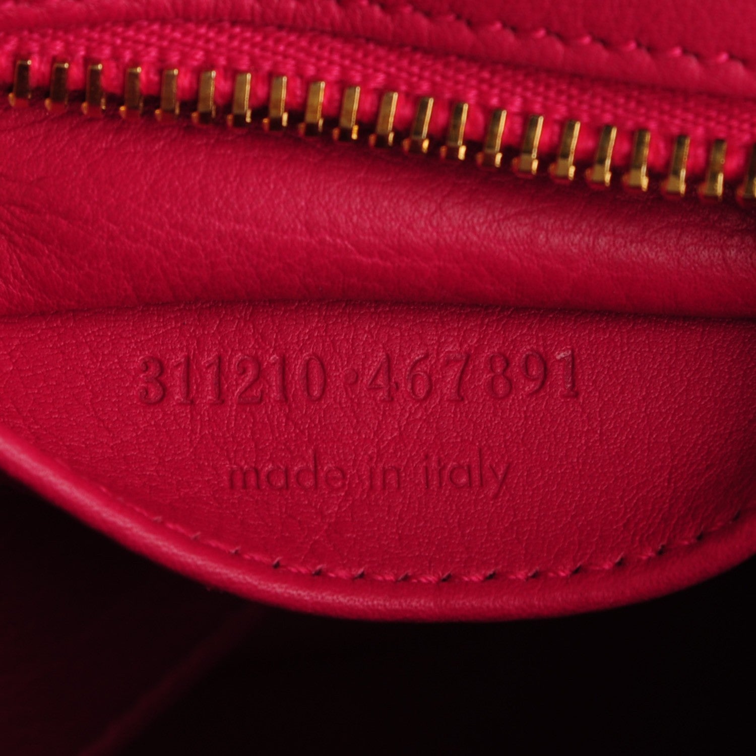 Saint Laurent Calfskin Small Classic Y Cabas Fuchsia 8 of 8