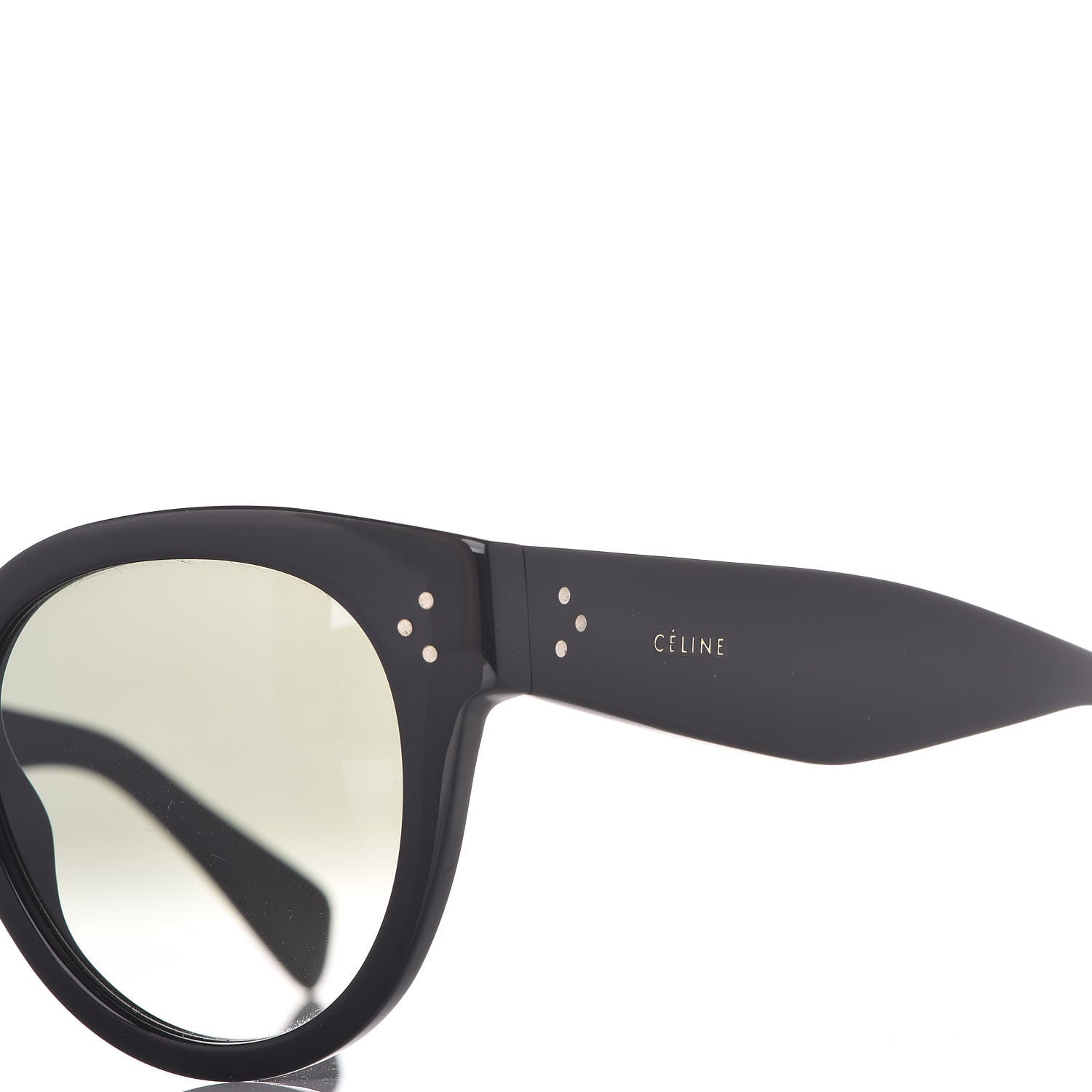 Celine Thin Preppy Sunglasses CL 41049/S Black 5 of 7
