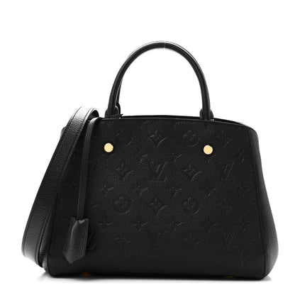 Louis Vuitton Empreinte Montaigne BB Black 1 of 9