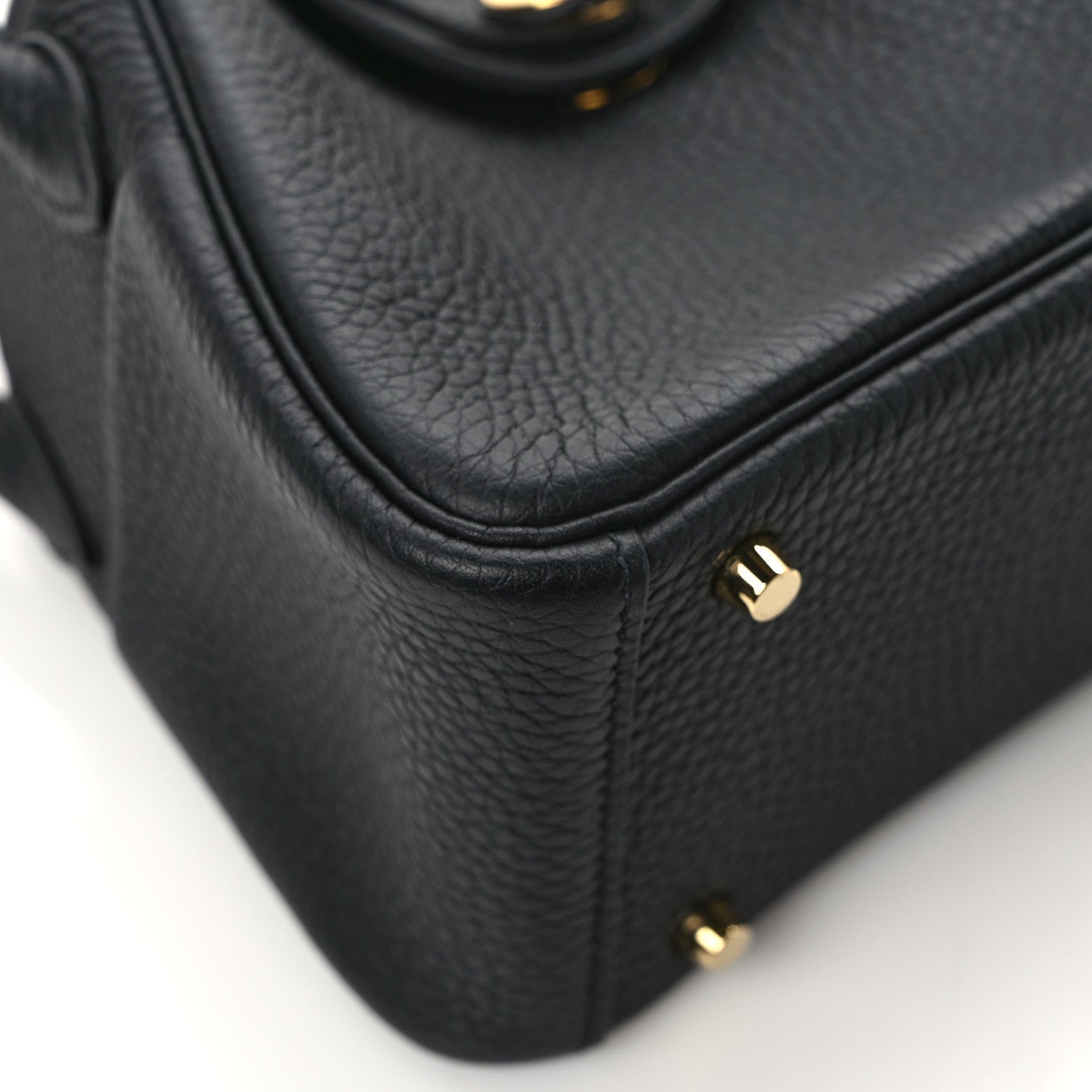 Hermes Taurillon Clemence Mini Lindy 20 Black 11 of 14