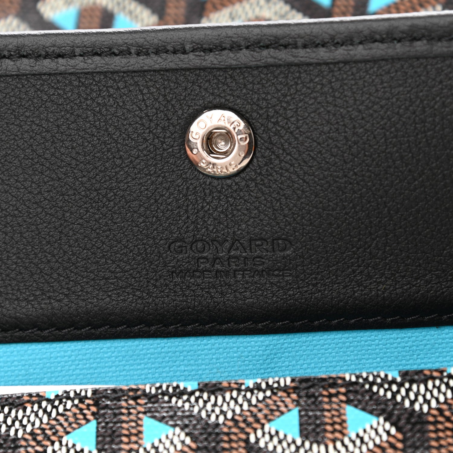 Goyard Goyardine Saint Louis Claire Voie PM Black Blue 8 of 12