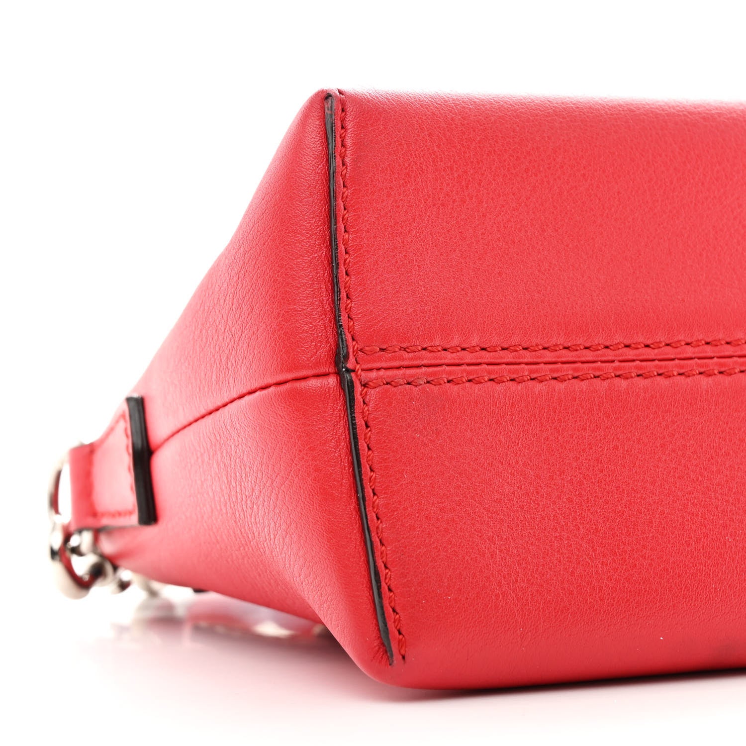Fendi Vitello Dolce Studded Mini By The Way Boston Bag Fragola 9 of 10