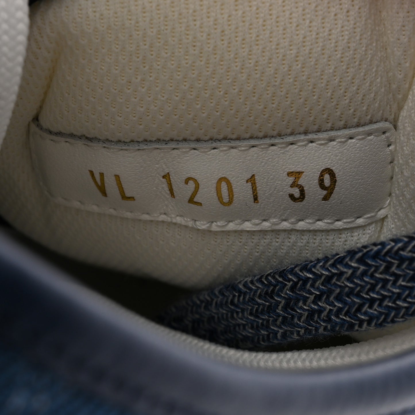 Denim Monogram Squad Sneakers 39 Marine