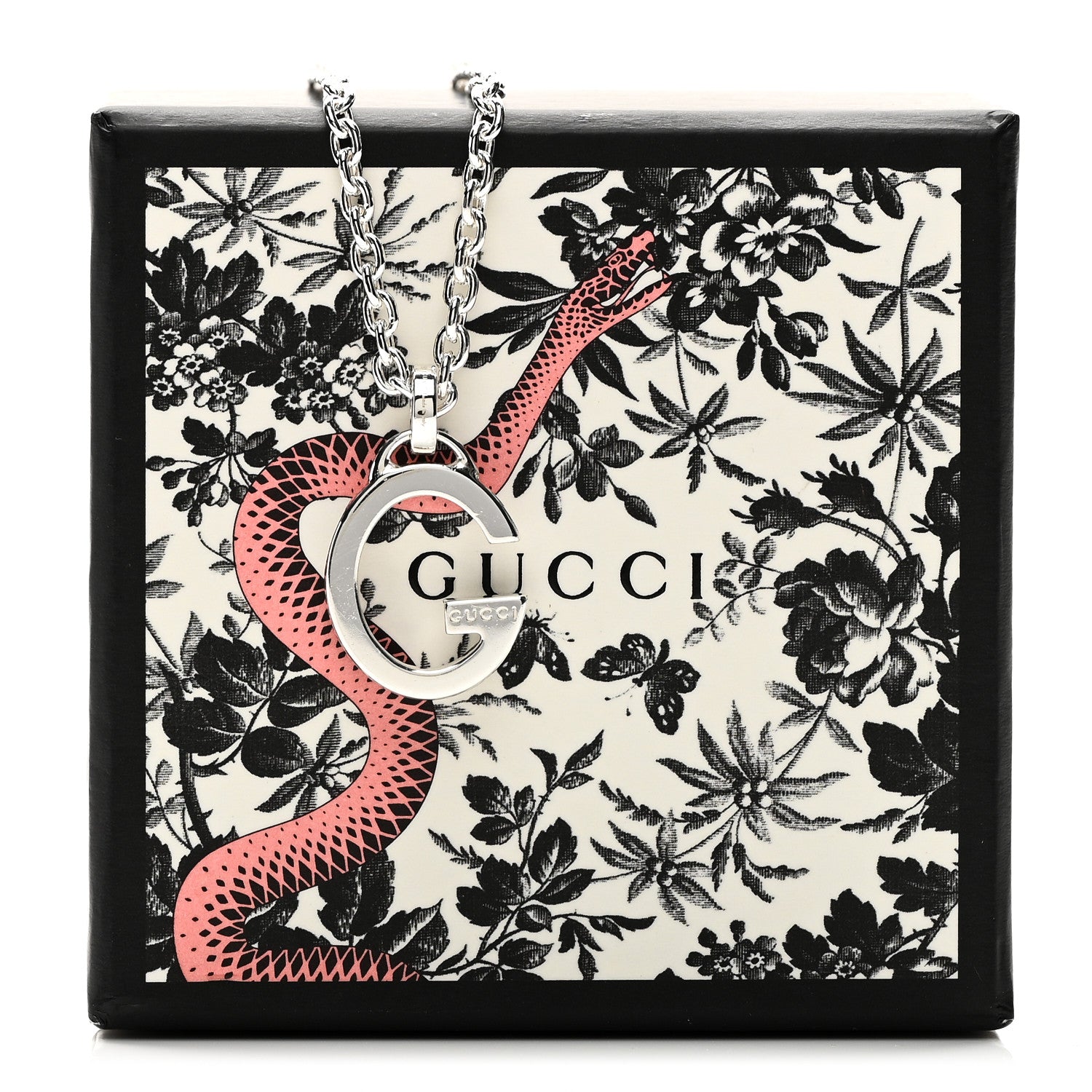 Gucci Sterling Silver G Pendant Necklace 6 of 6