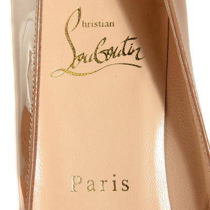Christian Louboutin Patent Simple 85 Pumps 35 Camel 7 of 7