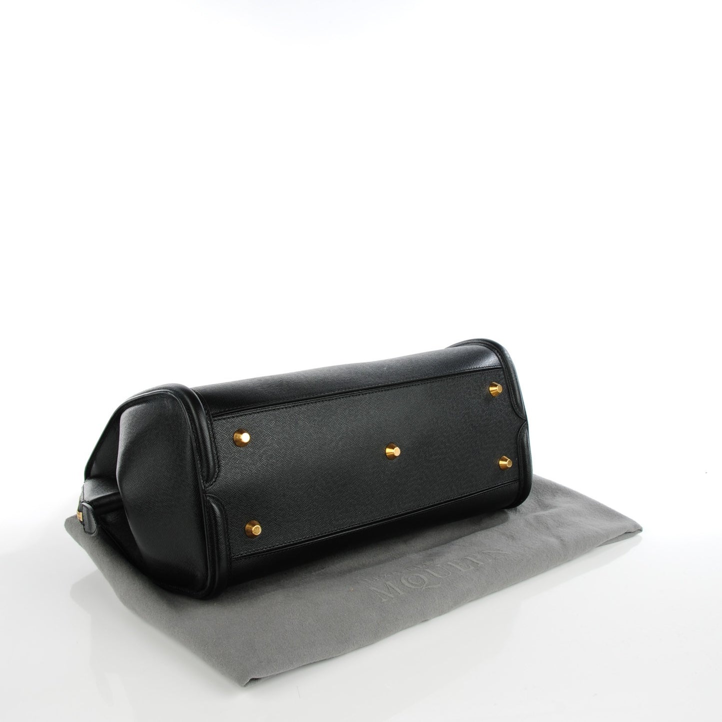 Grained Calfskin Medium Heroine Black