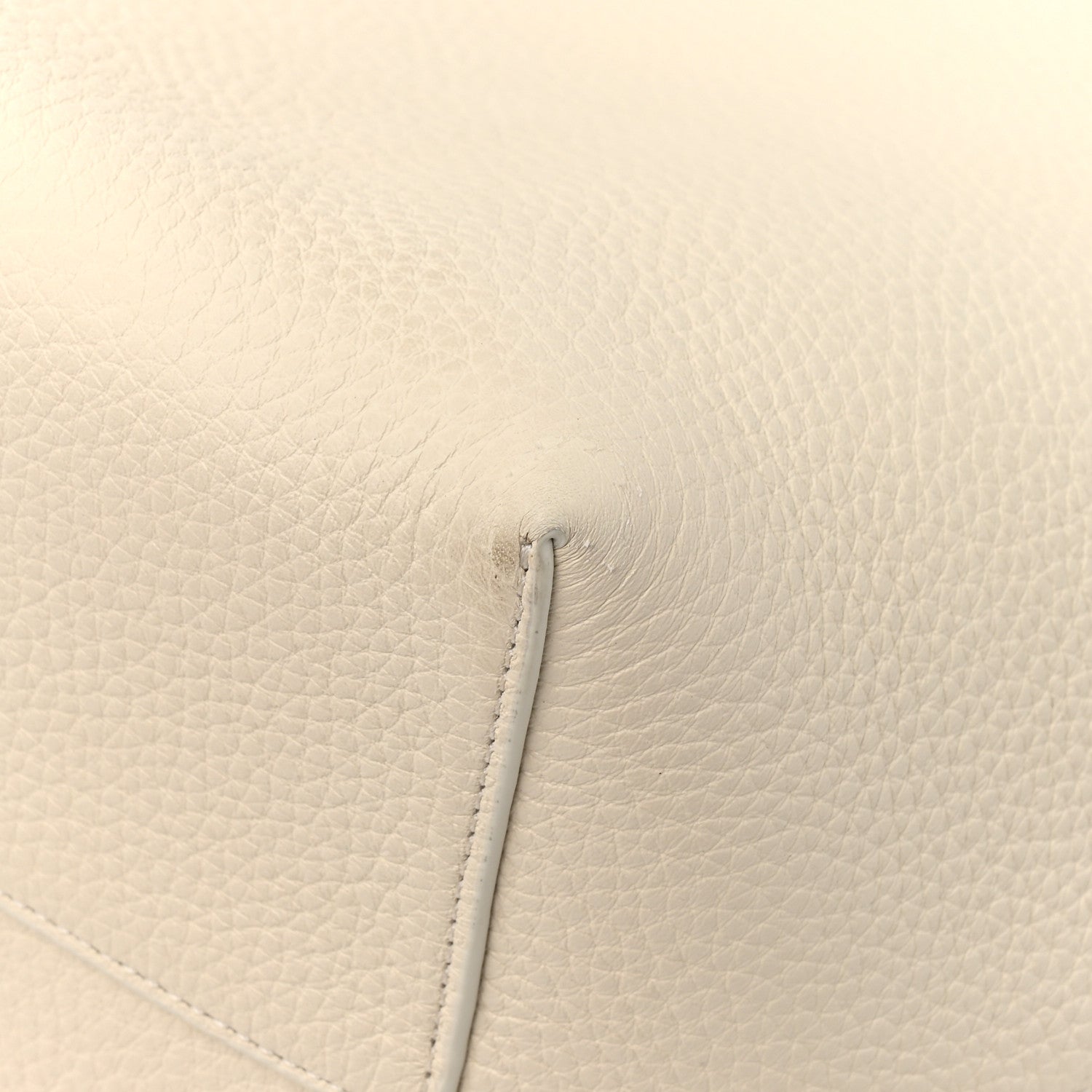 The Row Grained Calfskin Medium N/S Park Tote Ivory 8 of 11