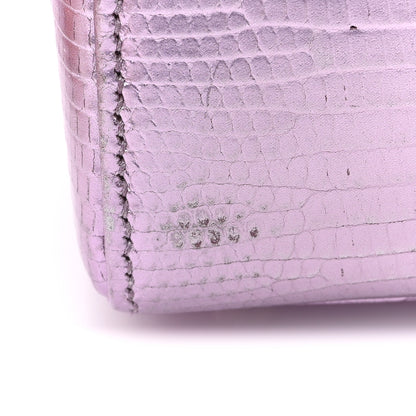 Christian Dior CHRISTIAN DIOR Metallic Lizard Mini Lady Dior Pink 16 of 17