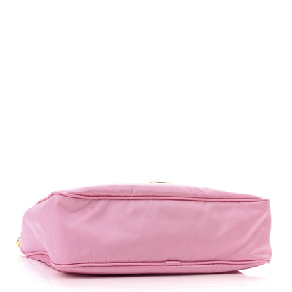 Versace Nylon Tribute Chain Crossbody Shoulder Bag Light Pink 3 of 8