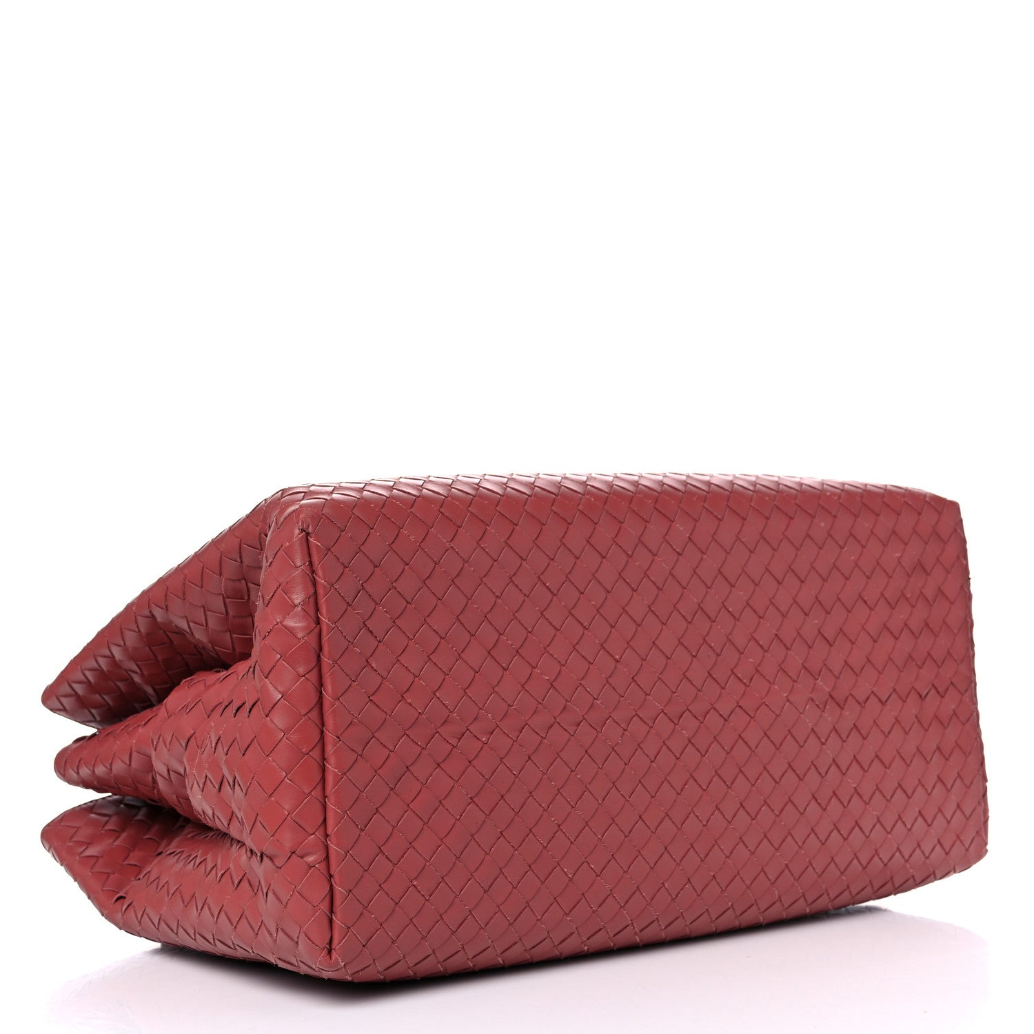 Bottega Veneta Nappa Intrecciato Medium Roma Tote Red 4 of 10