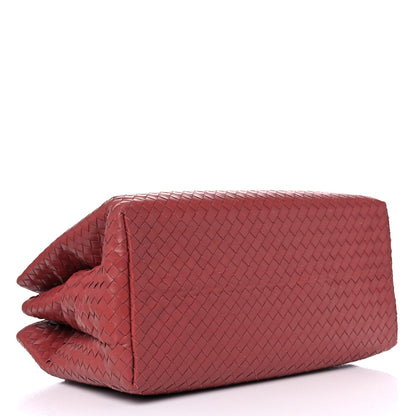 Bottega Veneta Nappa Intrecciato Medium Roma Tote Red 4 of 10