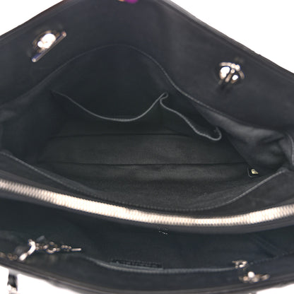 Chanel Lambskin Quilted Chic and Soft Shopping Tote Black 5 of 13
