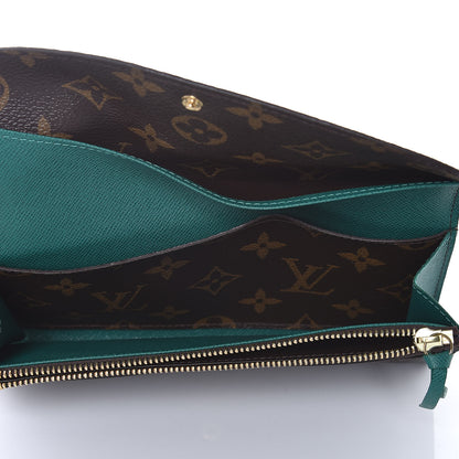 Louis Vuitton Monogram Emilie Wallet Vert 5 of 11